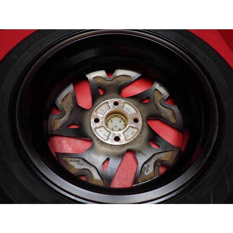タイヤ付 4本 N-BOX カスタム JF3/JF4 純正 4.5J PCD100 4穴 +45 ハブ