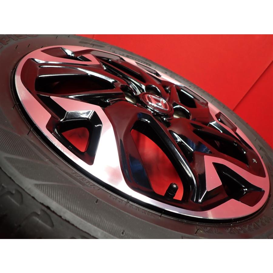 タイヤ付 4本 N-BOX カスタム JF3/JF4 純正 4.5J PCD100 4穴 +45 ハブ