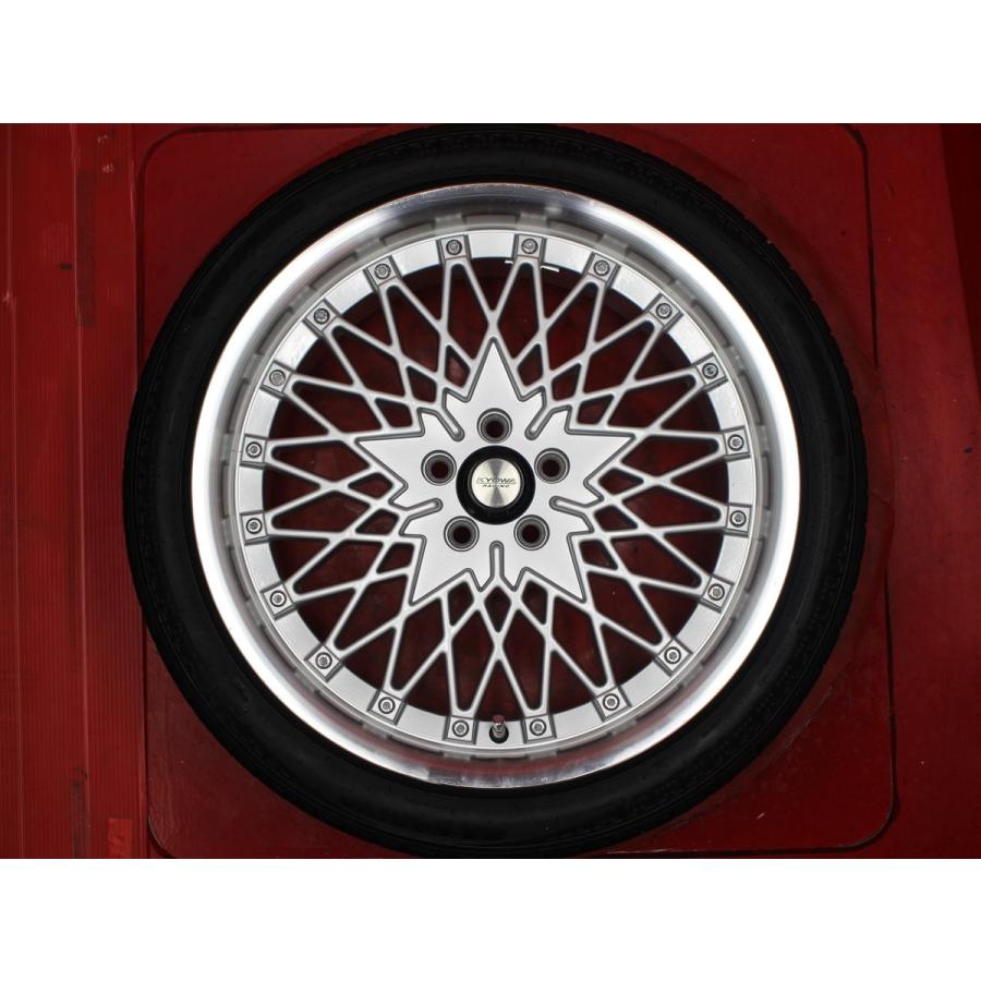 タイヤ付 4本 KYOWA RACING KR745 8J 18インチ PCD100 5穴 +45 ハブ径