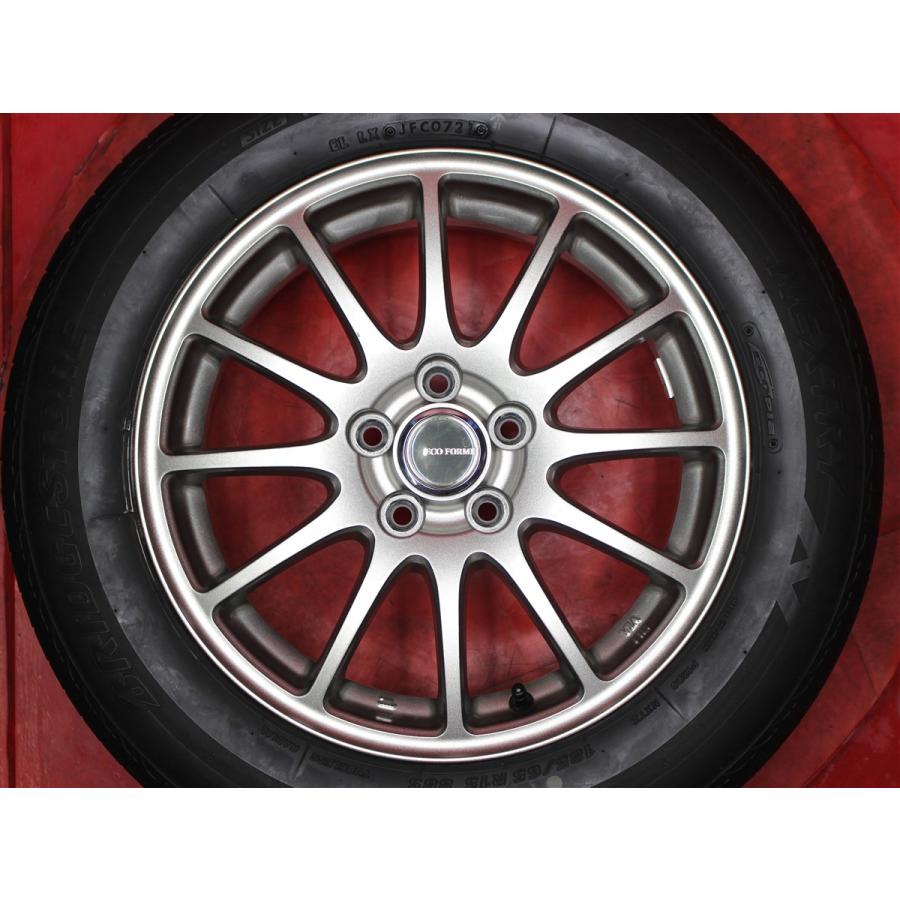 タイヤ21インチ タイヤ付 4本 ECOFORME SE-12 6J 15インチ PCD100 5穴 +45 ハブ径Φ73