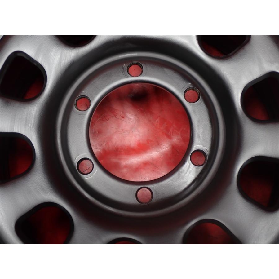 タイヤ付 4本 Daytona スチールホイール 6.5J 16インチ PCD139.7 6穴 +