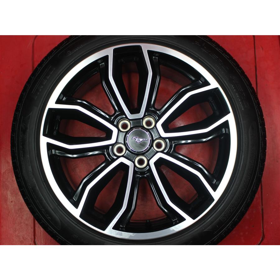 タイヤ付 4本 マスタング V8 GT 純正 8.5J 19インチ PCD114.3 5穴 +50