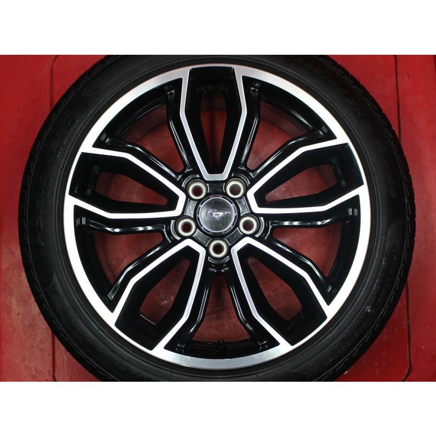 タイヤ付 4本 マスタング V8 GT 純正 8.5J 19インチ PCD114.3 5穴 +50