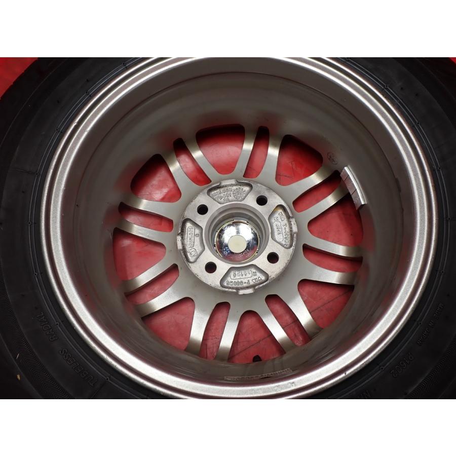 タイヤ付 4本 BRANDLE-LINE BL-M10 5J 13インチ PCD100 4穴 +36 ハブ径Φ67 BS エコピア NH100C 155/80R13 79S パッソ ヴィッツ 等へ tw13_10