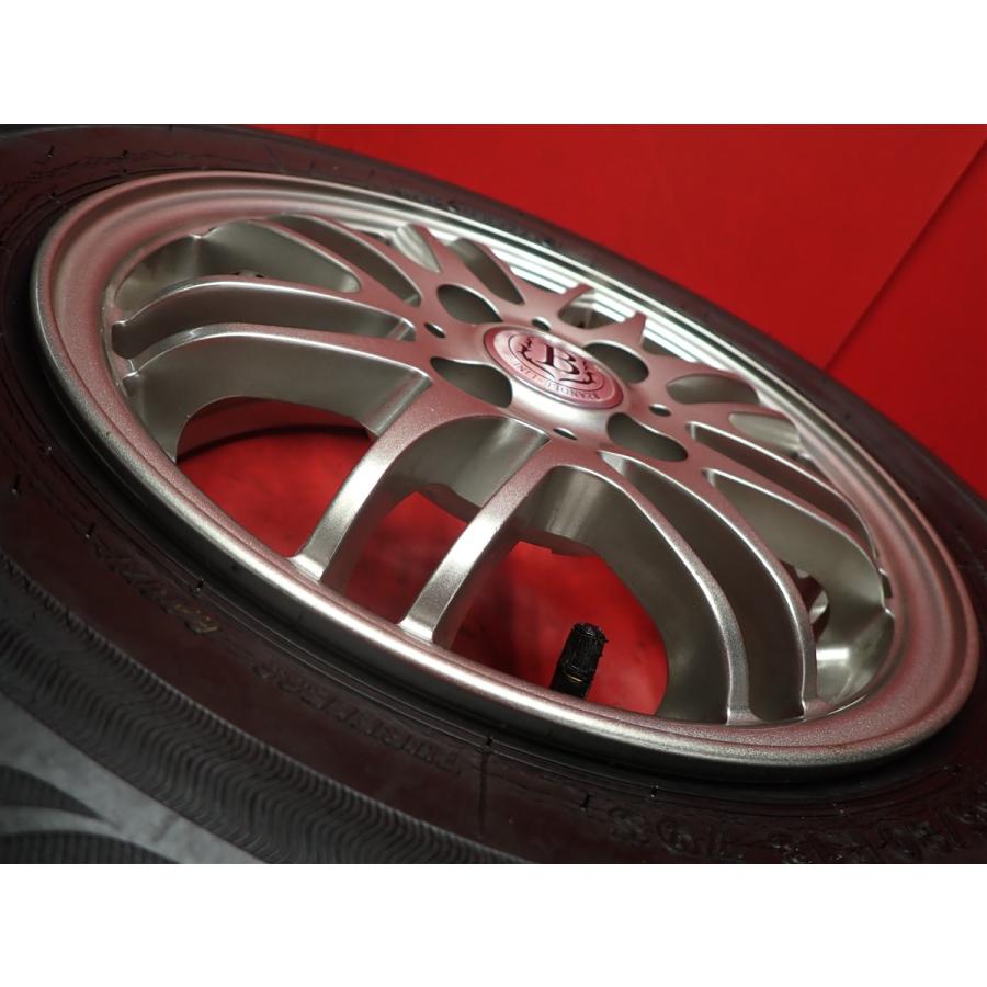 タイヤ付 4本 BRANDLE-LINE BL-M10 5J 13インチ PCD100 4穴 +36 ハブ径Φ67 BS エコピア NH100C 155/80R13 79S パッソ ヴィッツ 等へ tw13_8