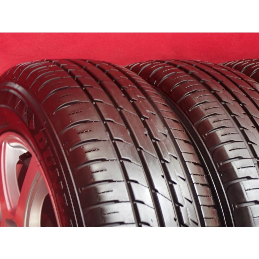タイヤ付 4本 RACING FORCE 7スポーク 6J 15インチ PCD114.3 5穴 +43 ハブ径Φ73 DL エナセーブ RV504 195/65R15 91H セレナ 等へ tw15_17