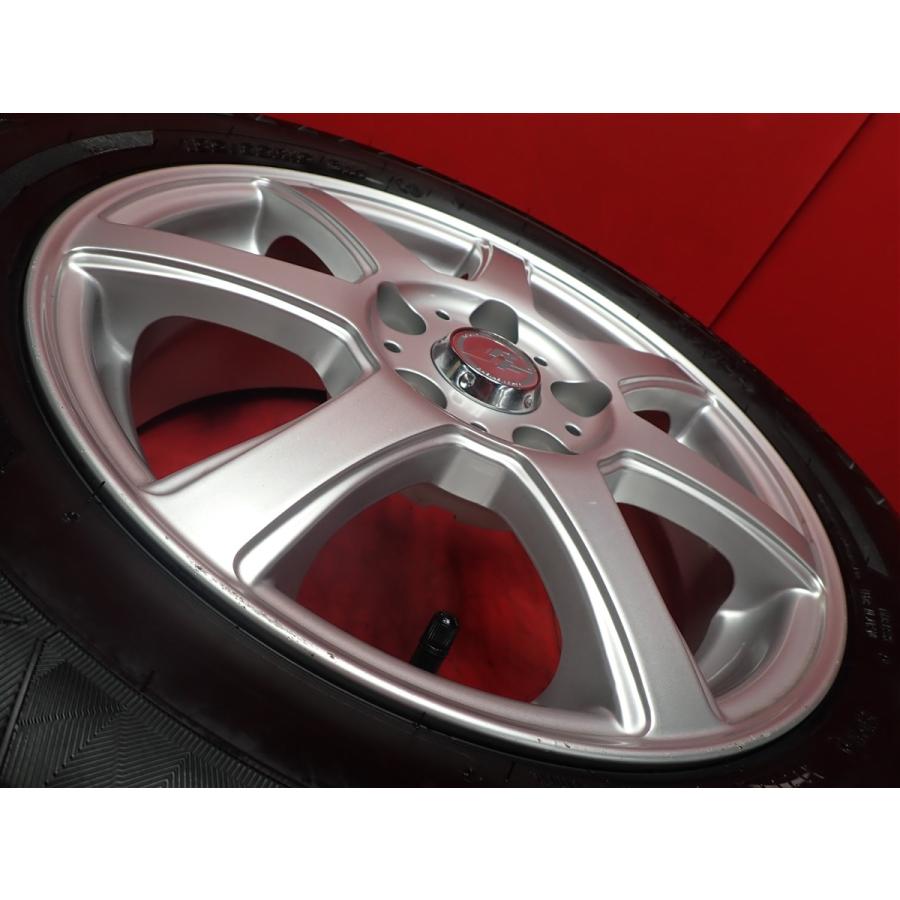 タイヤ付 4本 RACING FORCE 7スポーク 6J 15インチ PCD114.3 5穴 +43 ハブ径Φ73 DL エナセーブ RV504 195/65R15 91H セレナ 等へ tw15_8