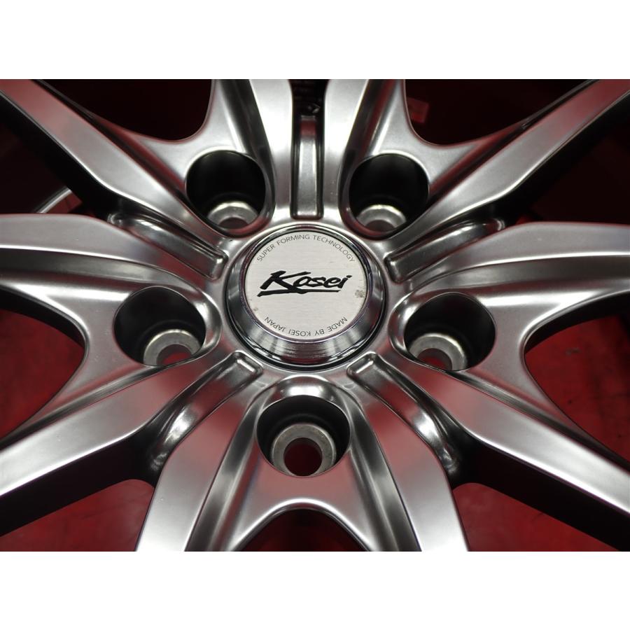 タイヤ付 4本 Kosei LEGCERA NX5 7.5J 18インチ PCD114.3 5穴 +38 ハブ