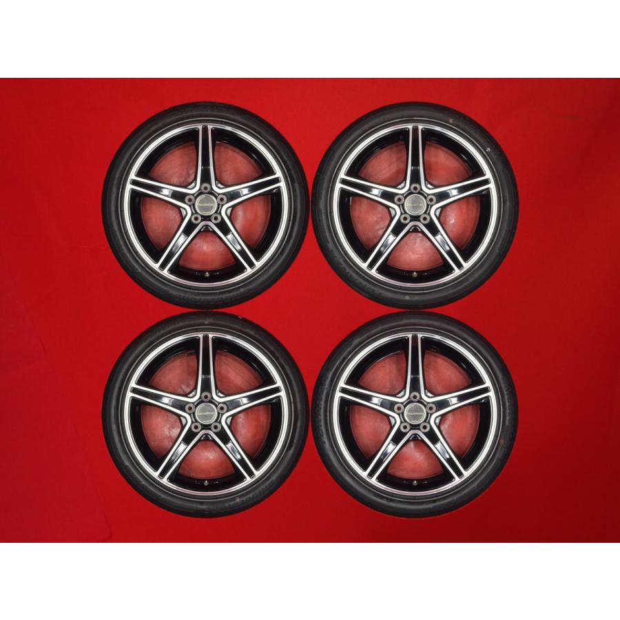 タイヤ付 4本 バルミナ BALMINUM VR5 7J 17インチ PCD100 5穴 +53 ハブ