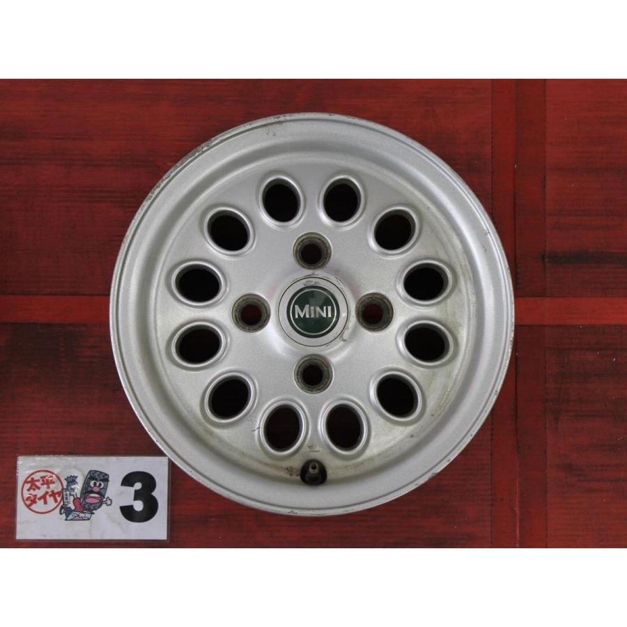 ローバーミニ純正ホイール 激安 中古 4本セット】 ローバー ミニ クーパー 純正 丸穴