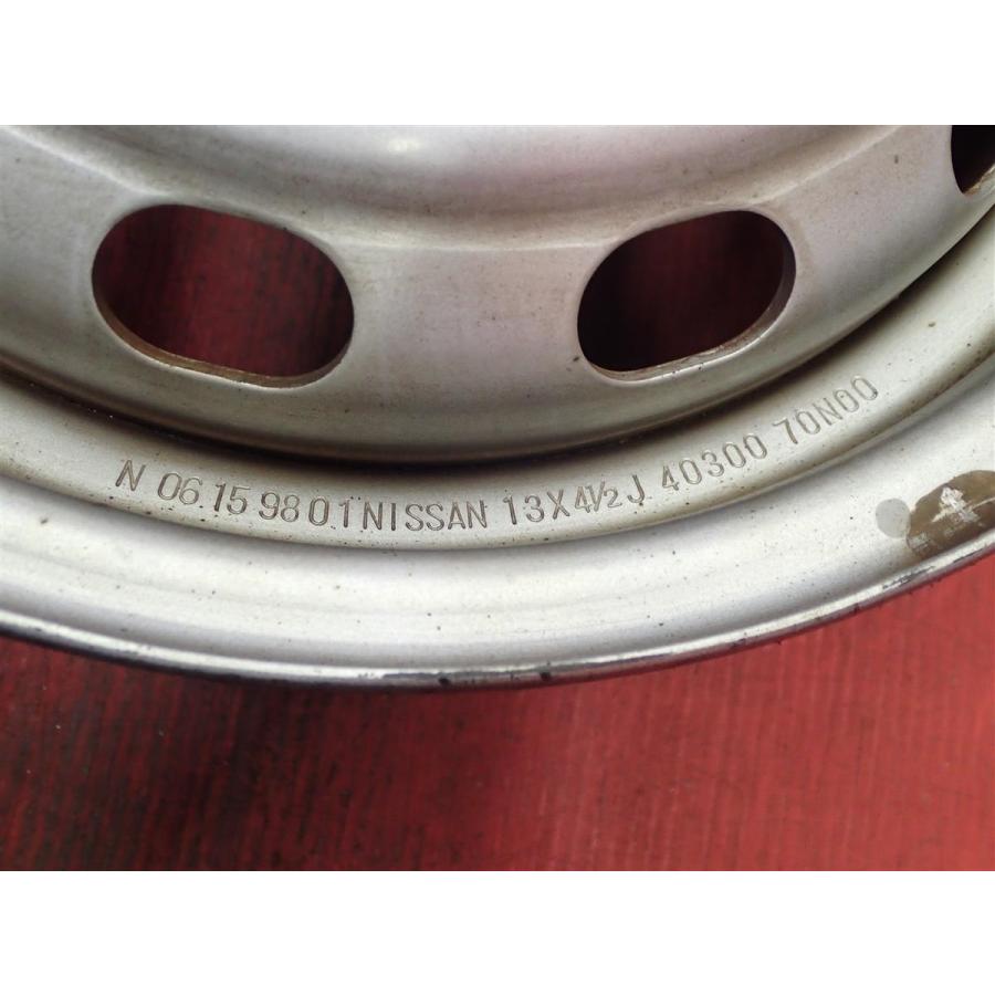 激安 中古 4本セット】 日産 純正 スチールホイール 鉄ホイール 激安 中古 4本セット】 日産 純正 スチールホイール 鉄ホイール