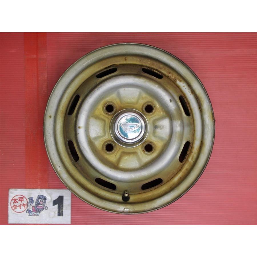 激安 4本セット】ダイハツ シャレード 純正 スチール 鉄ホイール 鉄