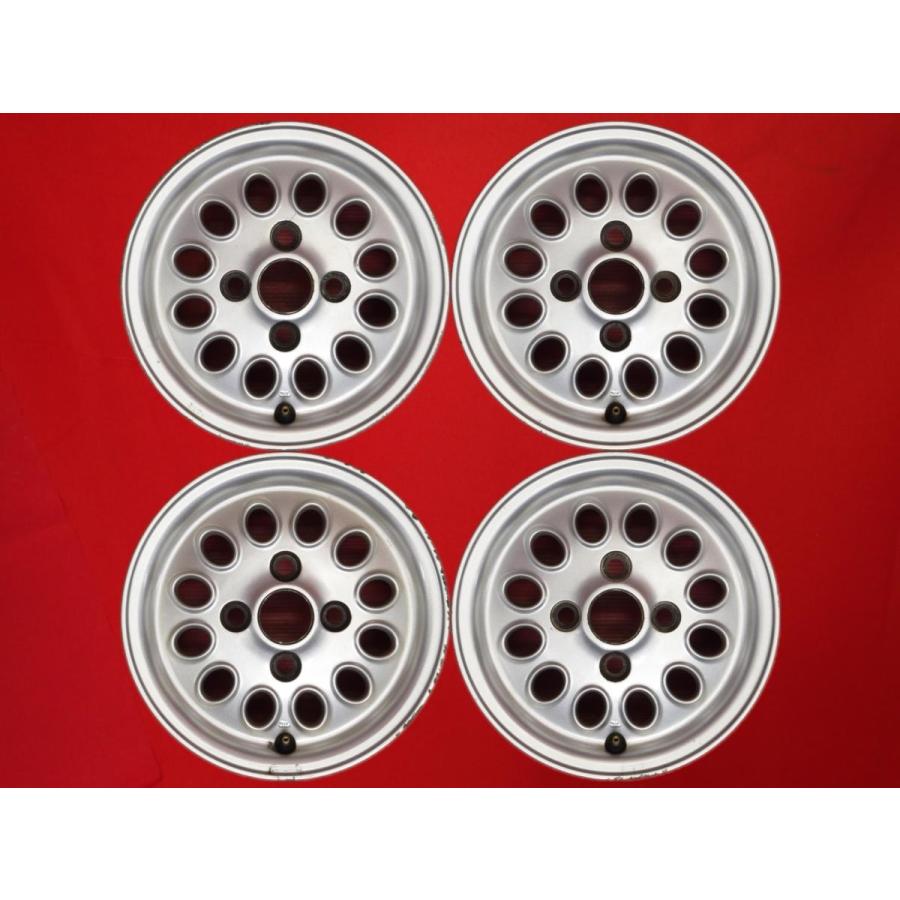 激安 中古 4本セット】 ローバー ミニ クーパー 純正 丸穴 ディッシュ 
