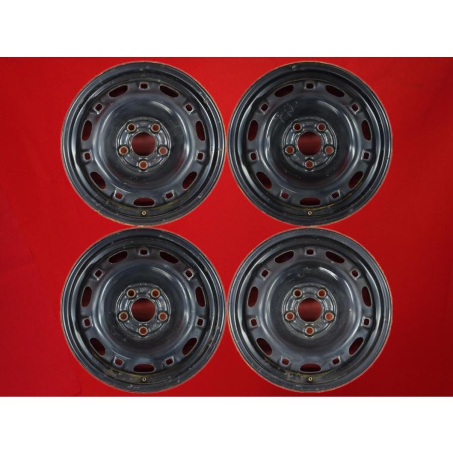 激安 4本セット】フォルクスワーゲン VW ポロ 9N系 純正 スチール 鉄