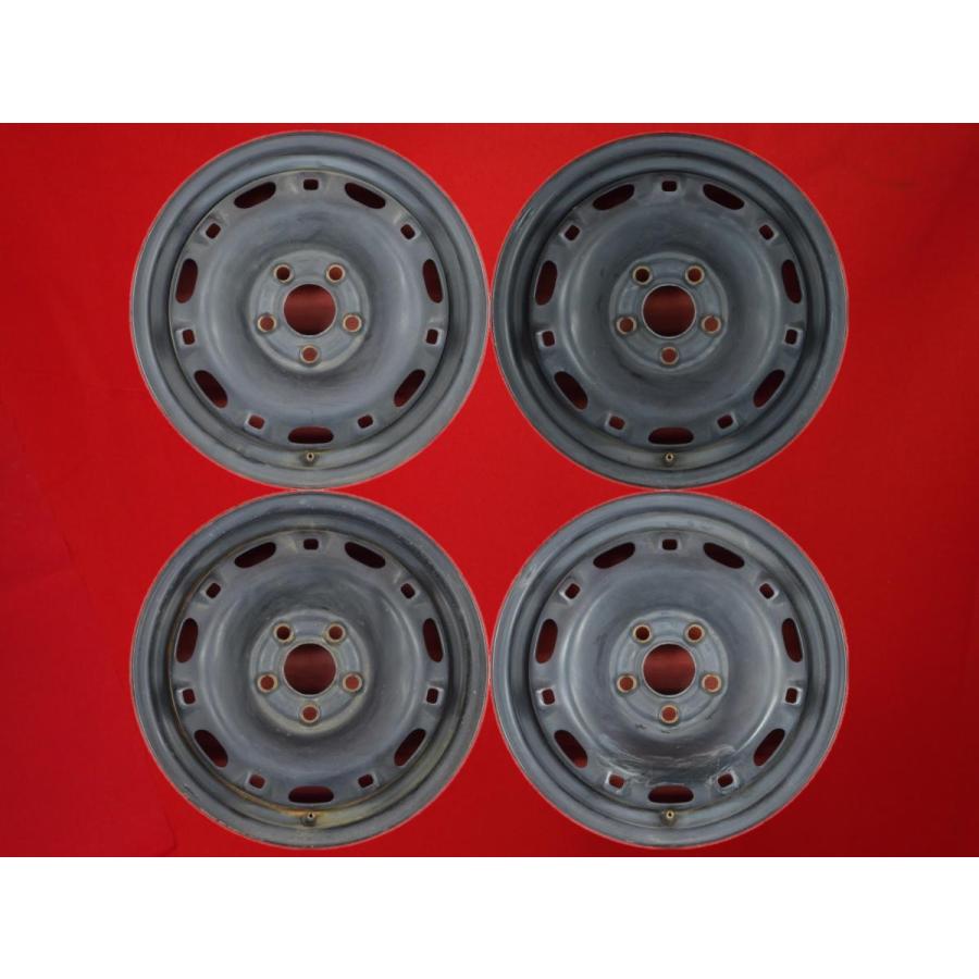 激安 4本セット】フォルクスワーゲン VW ポロ 9N系 純正 スチール 鉄