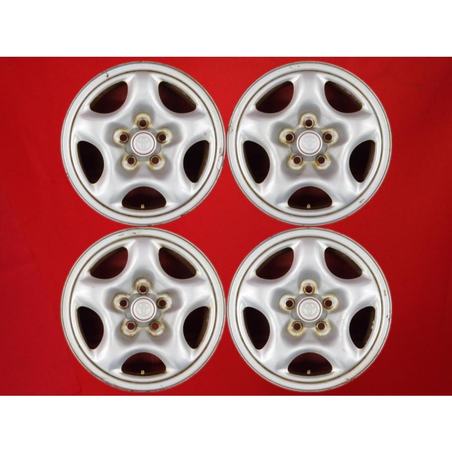 激安 4本セット】トヨタ カルディナ 210系 純正 スチール 鉄ホイール
