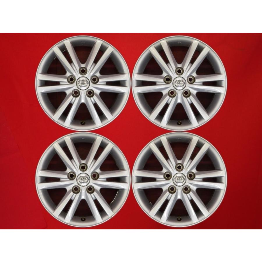 トヨタ純正アルミ 16インチ×7J 215/60R16 4本セット マークX等