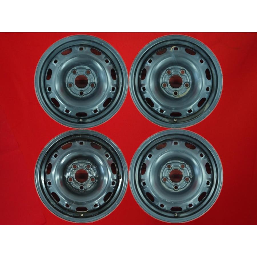 激安 4本セット】フォルクスワーゲン VW ポロ 9N系 純正 スチール 鉄