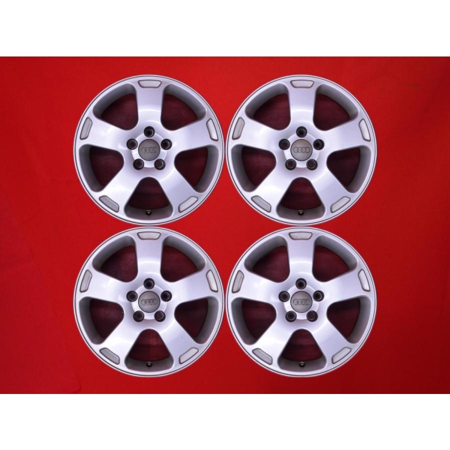 激安 中古 4本セット 】 5スポークタイプ アウディ用 社外 アルミ 