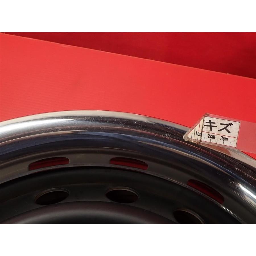 激安 中古 4本セット】 ハイエース 200系 純正 スチール 鉄ホイール 