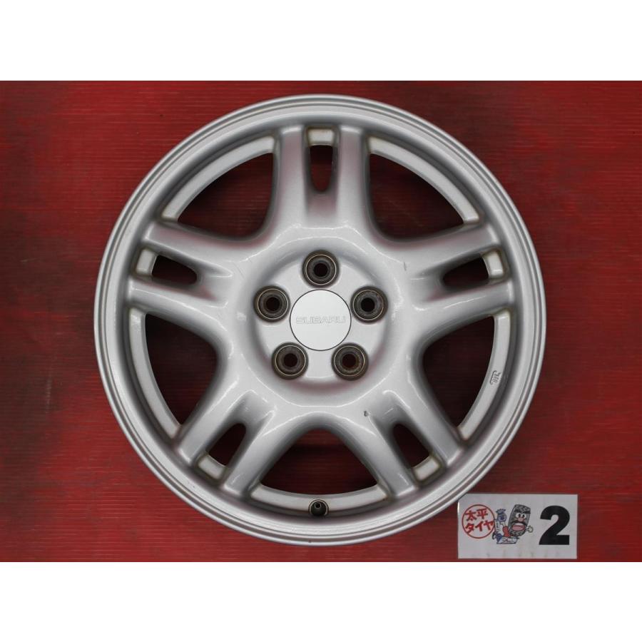 激安 中古 4本セット】 スバル 純正 アルミホイール 16インチ 6.5JJ 