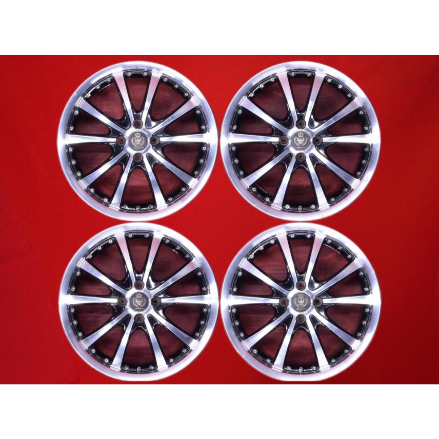 激安 中古 4本セット】 5Wスポークタイプ 社外 アルミホイール 17 