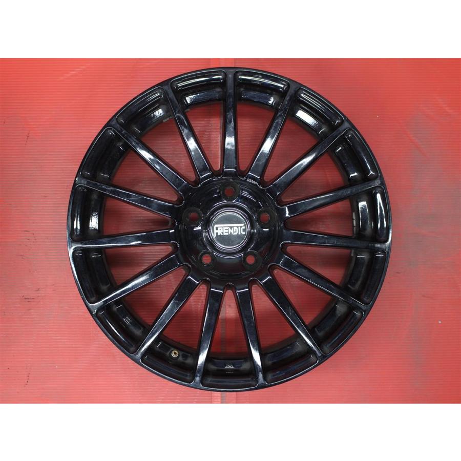 【美品アルミホイール】17インチアルミホイール　ブラック　4本 マルカサービス ホイール4本セット MID WHEELS SQ27 17インチ