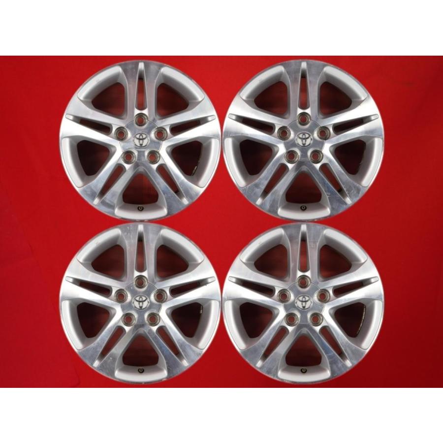 決まりました】エスティマの純正アルミホイール 4本セット 古タイヤ付