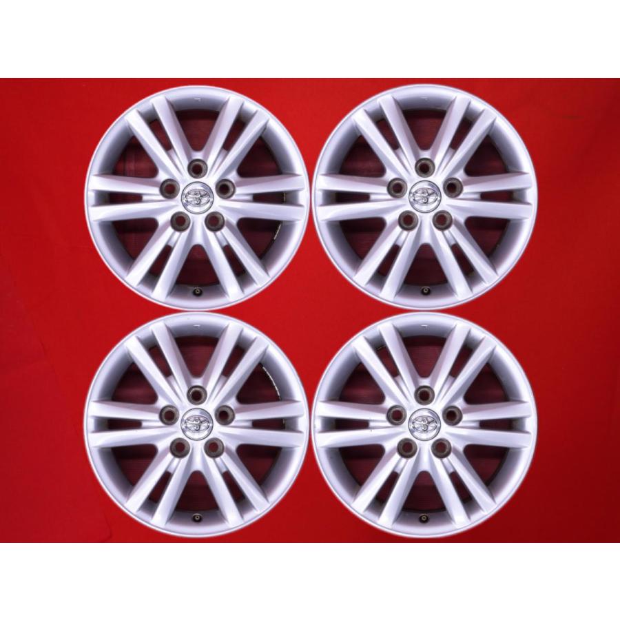 激安 中古 4本セット】 トヨタ マークX 120系 純正 アルミホイール 16  