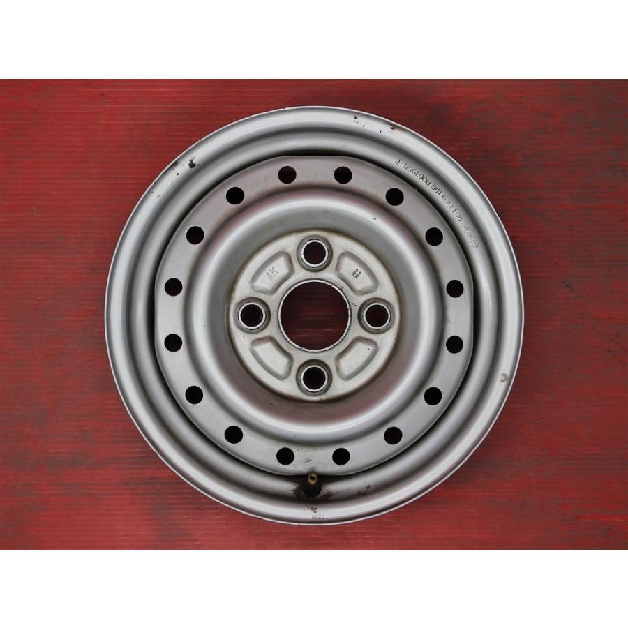 激安 4本セット】ダイハツ ミラ L250V系 純正 スチールホイール 鉄