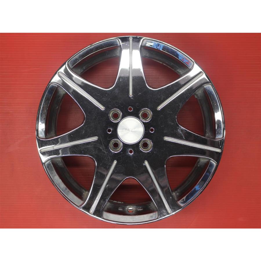 激安 中古 4本セット】 7スポークタイプ メッキ 社外 アルミ 激安 中古 4本セット】 7スポークタイプ メッキ 社外 アルミ
