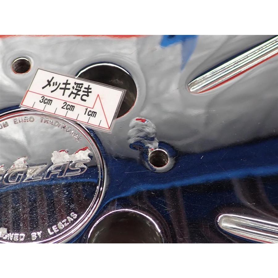 ユーロライン メッキ 17インチ7J +28 PCD114.3 アルミ WORK ユーロライン 17×7J 4本SET PCD114.3mm +48 ハブ径73mm