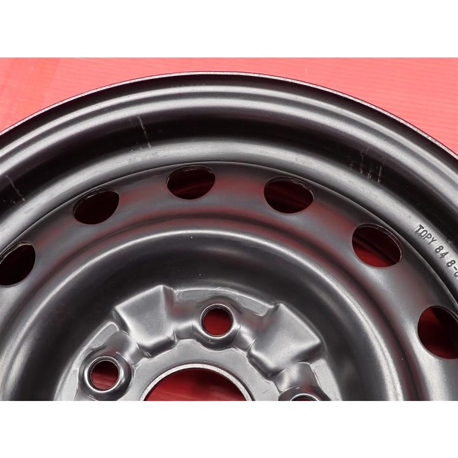 激安 中古 4本セット】 マツダ カペラ系 純正 スチールホイール 激安 中古 4本セット】 マツダ カペラ系 純正 スチールホイール