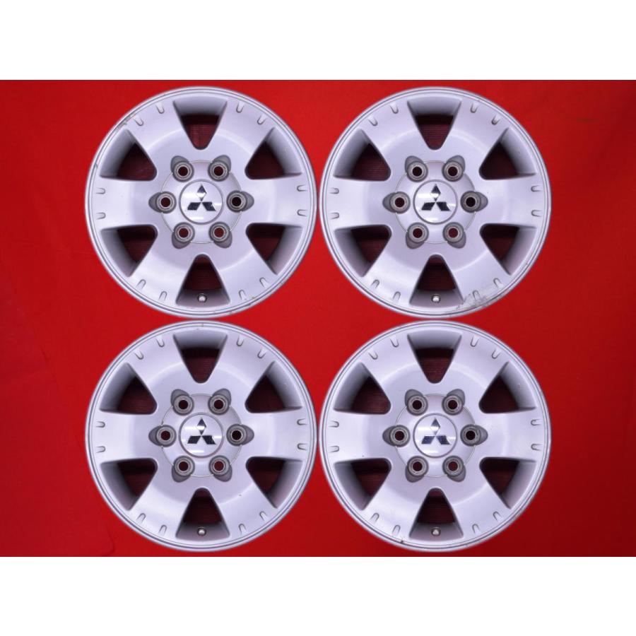 三菱純正ホイール パジェロ 7JJ 139.7 +46 265/70R16 4本 タイヤ