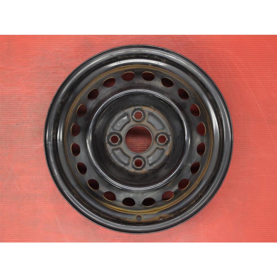 激安 単品1本】ホンダ フィット GD系 純正 スチールホイール 鉄