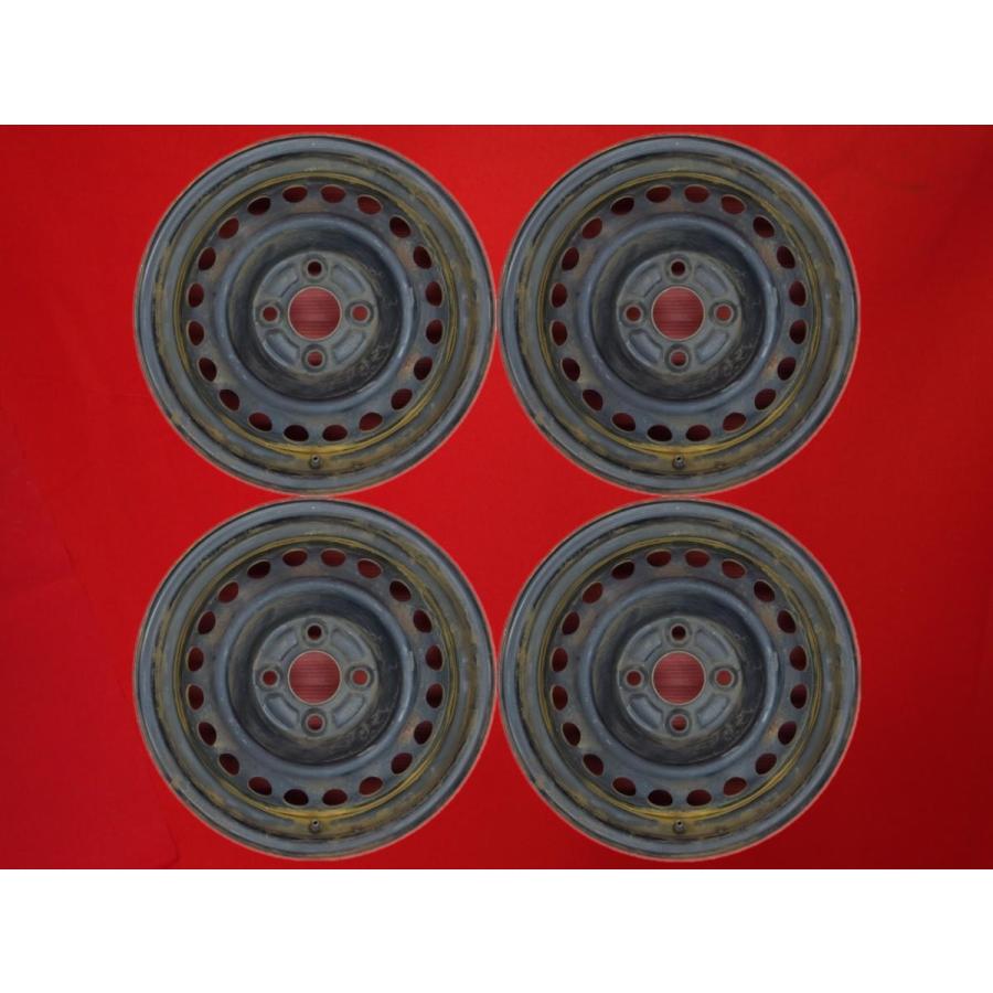 激安 中古 4本セット】 ホンダ フィット GD系 純正 スチール