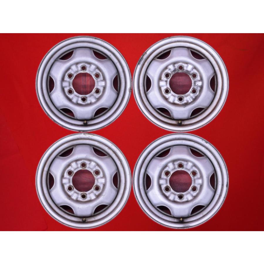 激安 4本セット】日産 キャラバン E24 純正 スチール 鉄ホイール 鉄