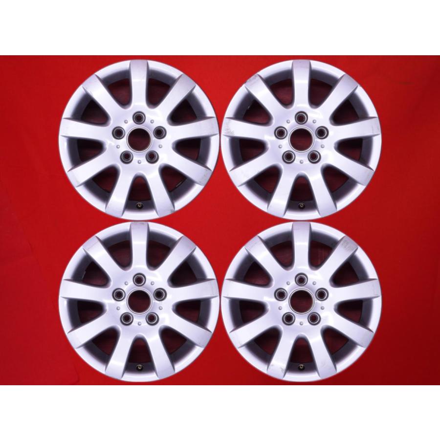 激安 中古 4本セット】 フォルクスワーゲン VW ゴルフV 純正 アルミ 