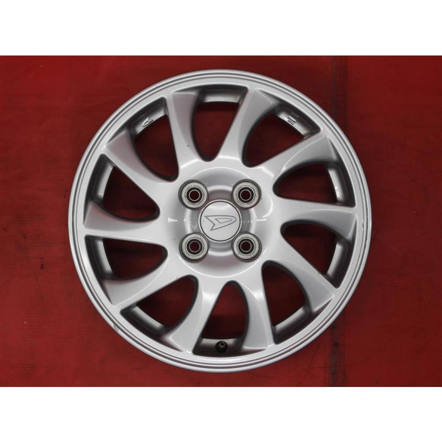 【激安 4本SET】タントカスタム/L350S系 ムーヴカスタム/L175S系 純正 アルミホイール 中古品 15inch 4.5J +45 PCD100 4穴 ハブ径Φ54 cc15の画像