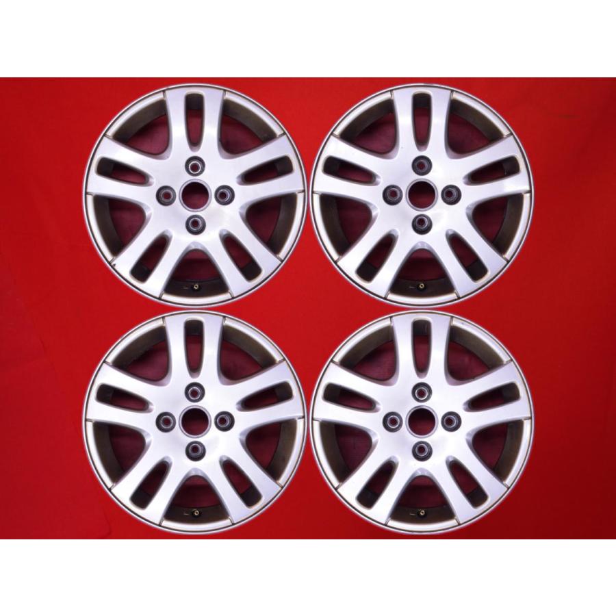 新品です。等4本 15×6J 激安 中古 4本セット】 プジョー 307 純正 アルミホイール 15インチ 6J
