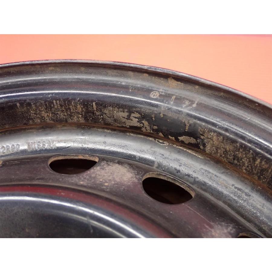 激安 中古 4本セット】 日産 純正 スチールホイール 鉄ホイール 鉄チン 