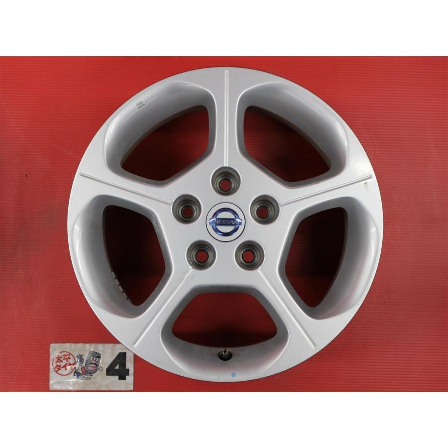 日産サファリ　16インチ シルバー 5本スポークホイール　4本 激安 4本セット】日産 リーフ ZE0 純正 5スポーク アルミホイール 中古