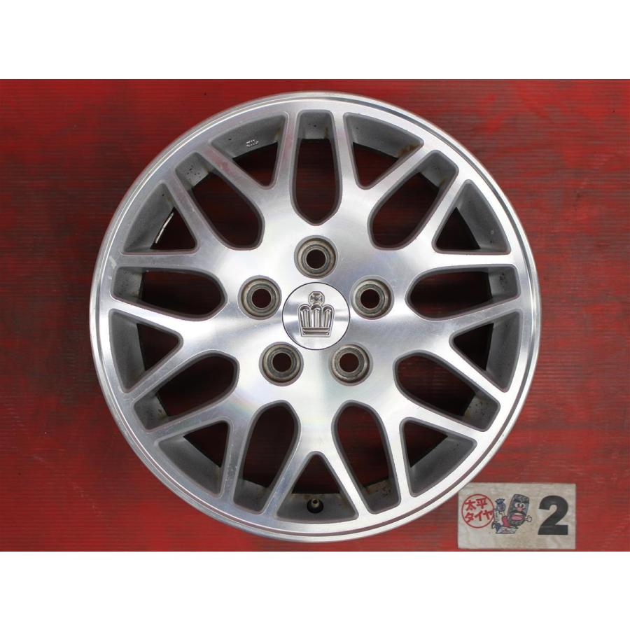 【 激安 中古 4本セット 】 トヨタ クラウン 170系 アスリートV 純正 ホイール 16inch 6.5JJ/7.5JJ +50/+55 PCD114.3 5穴 ハブ径Φ60 cc16｜taiheishopping｜04