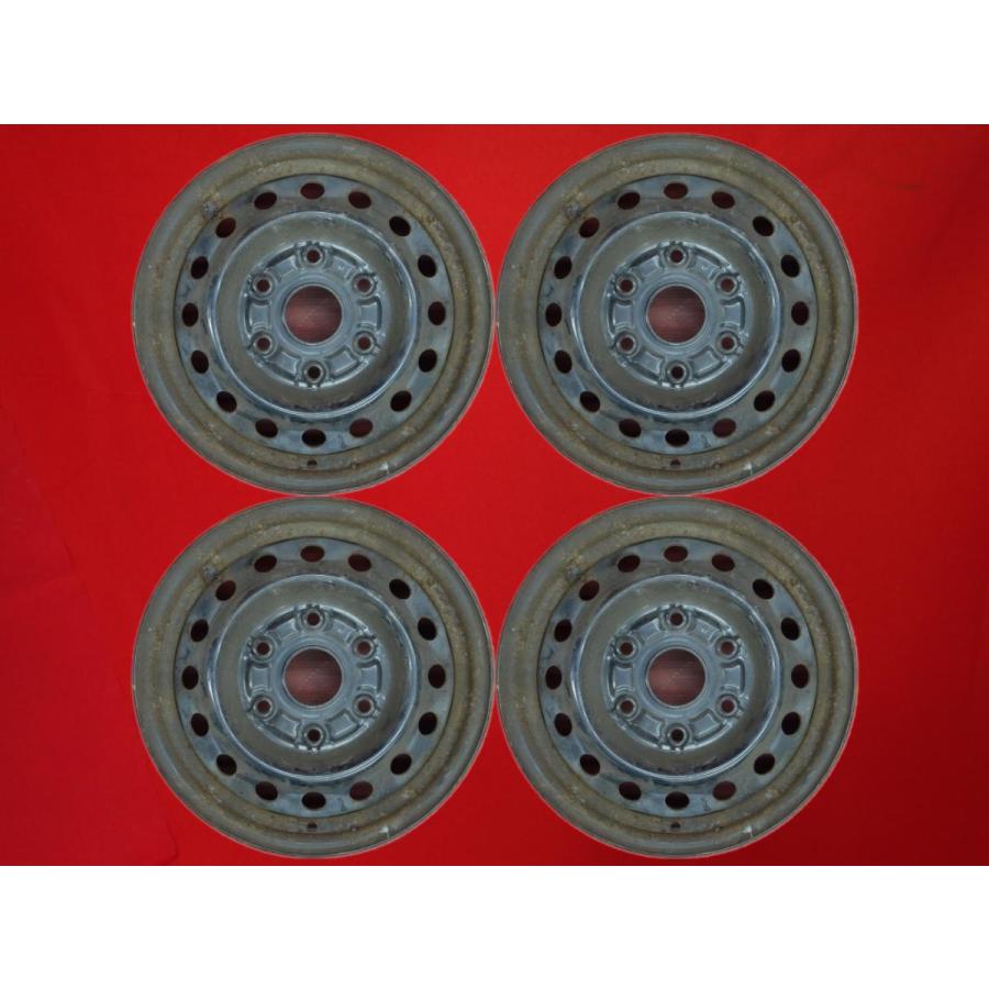 激安 中古 4本セット】 トヨタ ハイエース 100系/2WD 純正 スチール 鉄