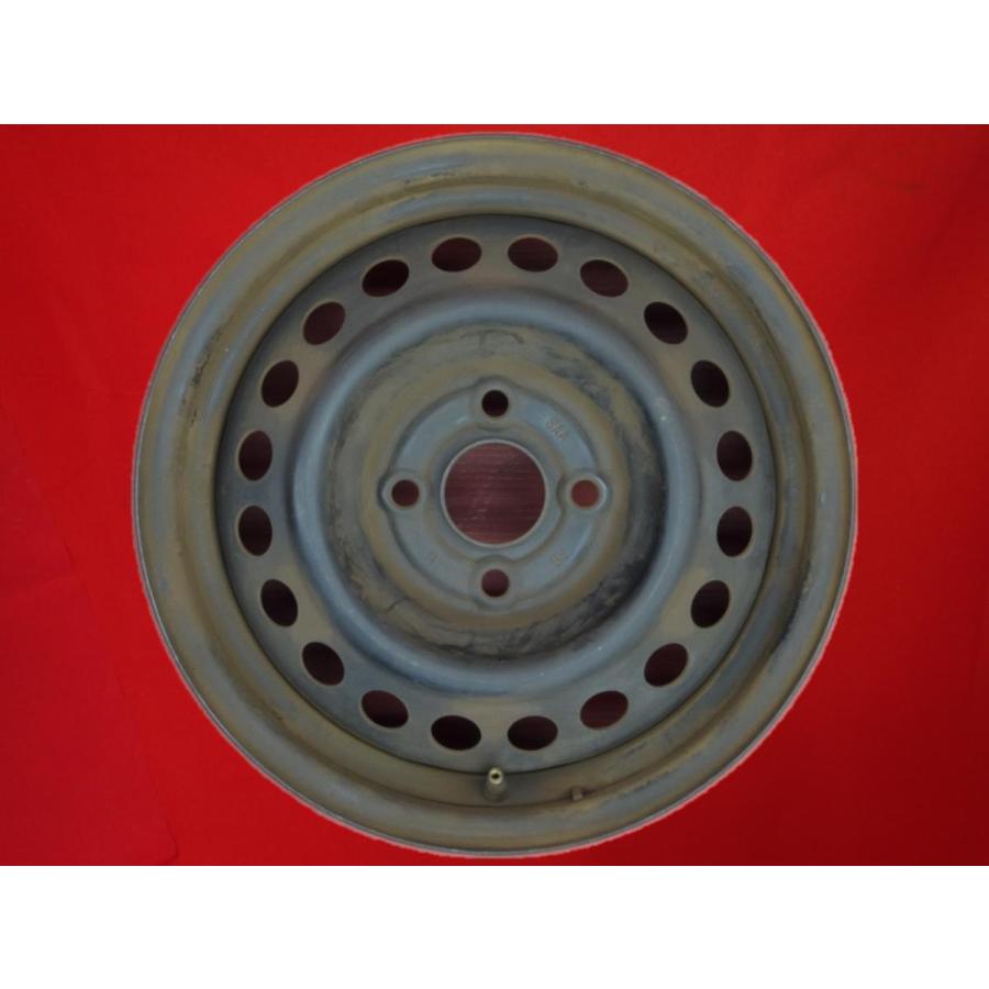 激安 単品1本】ホンダ フィット GD系 純正 スチールホイール 鉄