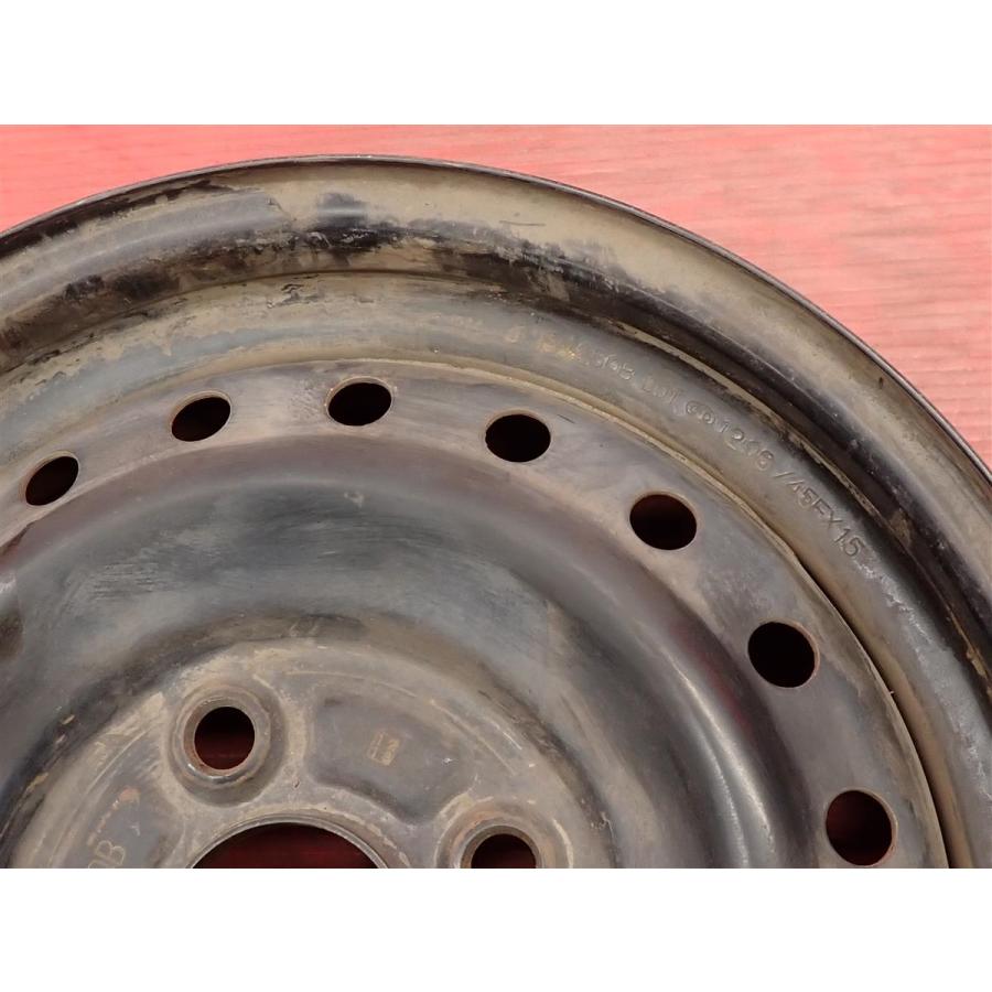 155/80R13 バリ溝 ホイール　2本セット　パッソ　ブーン　① 激安 4本セット】パッソ/10系 ブーン/M300S系 純正 スチール 鉄