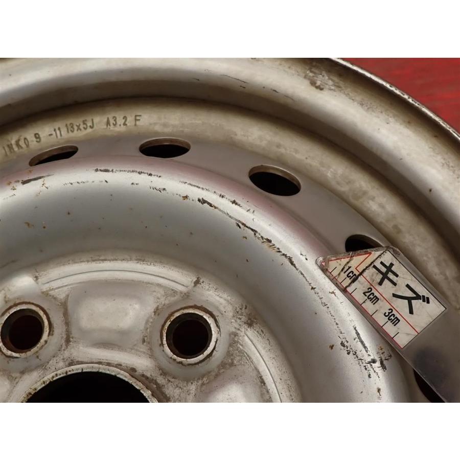 激安 4本セット】ダイハツ ハイゼット 純正 スチールホイール 鉄