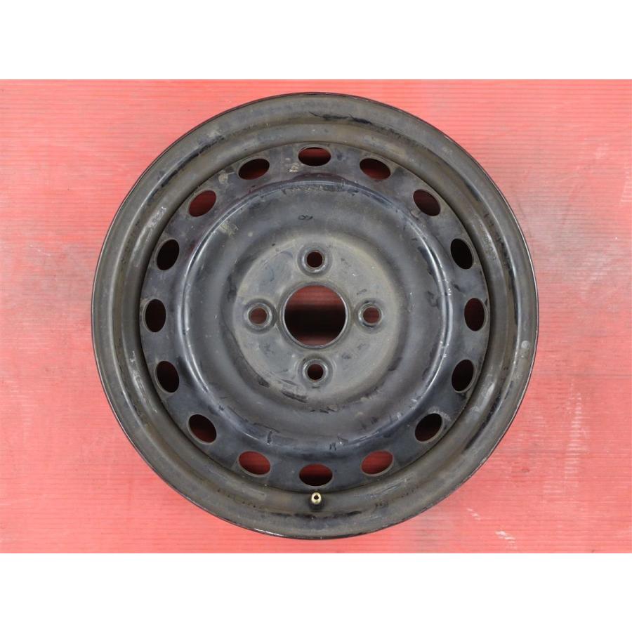 アクア純正鉄チンホイール4本セット 激安 中古 4本セット】 トヨタ アクア NHP10 純正 P6 スチール