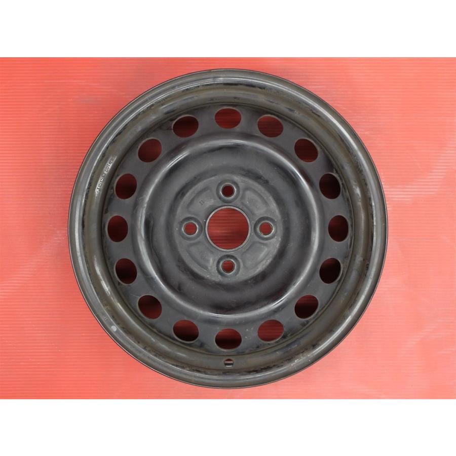 激安 4本セット】トヨタ ヴィッツ 130系 純正 P6 スチール 鉄ホイール