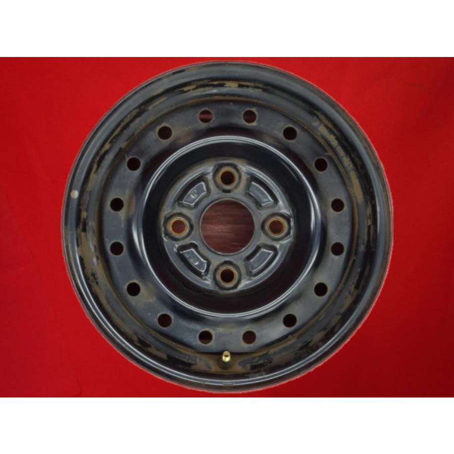 激安 単品1本】ダイハツ ミラ L250S系 純正 スチールホイール 鉄